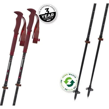 Trekingová hůl Hůlky Komperdell Carbon PROZERO Compact 90-120 černá/fialová