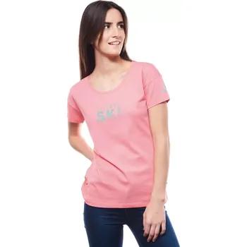 Dámské tričko Tričko Fischer LIVE TO SKI 38/M růžová