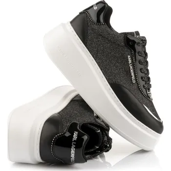 Dámské tenisky TENISKY KARL LAGERFELD ANAKAPRI U_THROAT MIX LO BLACK LTHR & TEXTILE