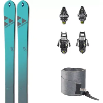 Sjezdové lyže Lyže Fischer X-TREME 88 ws + TOUR CLASSIC BRAKE 90 + pásy 22/23 156 modrá