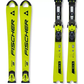 Sjezdové lyže Lyže Fischer RC4 WORLDCUP FIS SL WOMEN 24/25 158 žlutá
