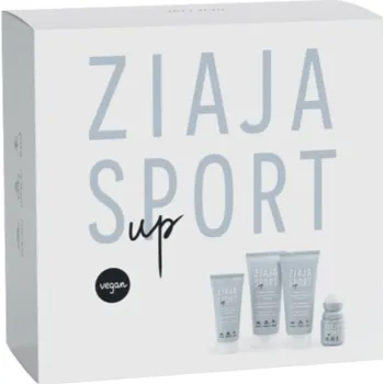 Ziaja Sport sada: sport 2v1 tělový balzám a kondicionér na vlasy, 200 ml + sport 2v1 šampon a sprchový gel, 200 ml + sport krém na ruce a nohy, 100 ml
