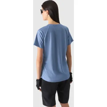 Dámské rychleschnoucí cyklistické tričko 4F - modré Velikost: S