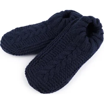 Pracovní obuv Pánská zimní domácí obuv s protiskluzem Varianta: 15 (vel. 39-42) modrá tmavá, Balení: 1 pár