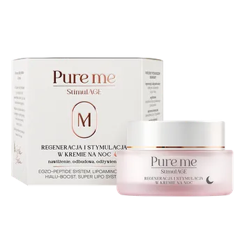 Pleťový krém Pure Me regenerační a stimulační noční krém na obličej, 50 ml
