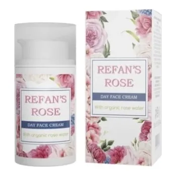 Pleťový krém Refan Denní pleťový krém s organickou růžovou vodou Refan's Rose 50 ml