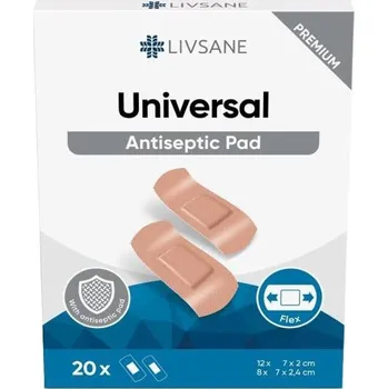 Náplast LIVSANE Univerzální náplasti-proužky 20ks