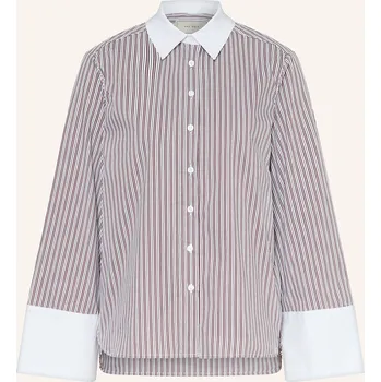 Dámská halenka Neo Noir Dámská Košilová Halenka Dranila, hnědá / bílá, 32