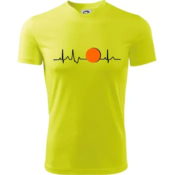 Chlapecké tričko Ekg Hokejbal - Dětské triko sportovní (dresovina) - 134 cm/8 let ( Neonově žlutá )