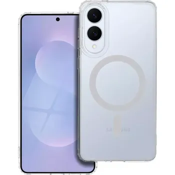 Pouzdro na mobilní telefon Frost Mag Cover MagSafe pouzdro Samsung S25 Edge – matné (Matné transparentní pouzdro Frost Mag Cover kompatibilní s MagSafe pro Samsung S25 Edge – zmrazený vzhled a zvýšená ochrana)