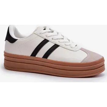 Dámské tenisky Dámské Tenisky na platformě White Egelia 40