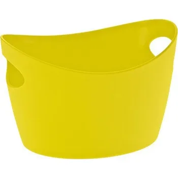 Koš na prádlo KOZIOL Bottichelli L žlutá 15 l - plastová mísa na prádlo