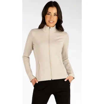 Dámská mikina Dámská mikina LITEX na zip hnědá Barva: béžová, Velikost: M