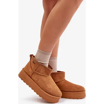 Dívčí sněhule Nízké sněhule na platformě Big Star Camel Velikost: 38