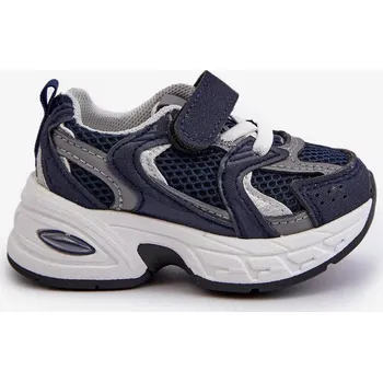 Chlapecká obuv Dětská sportovní obuv Tenisky na suchý zip, Navy Blue Rulagia 20