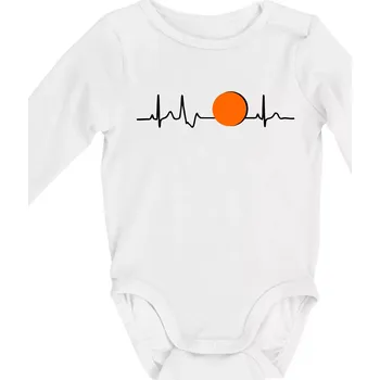 Ekg Hokejbal - Body kojenecké s dlouhým rukávem - Dlouhý r. 6-12 měs ( Bílá )