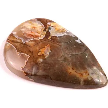 Přírodní kámen Kabošon Ryolit č.6876 (38x24x6mm)