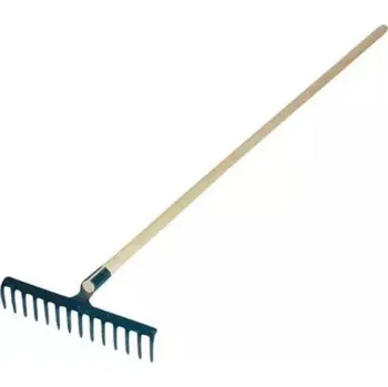 Hrábě Hrábě kovové 16z s násadou