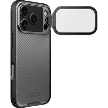 Pouzdro na mobilní telefon Zadní kryt Nillkin CamShield Prop pro Apple iPhone 17 Pro, transparentní černá