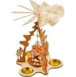 MFP svícen točící dřevěný 17,5x17,5x23,5cm BD-21596AN 8885862