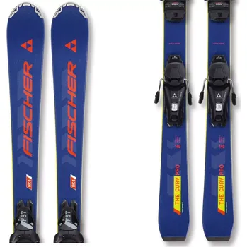 Sjezdové lyže Lyže Fischer THE CURV PRO JRS + FJ7 CA JRS 23/24 130 modrá/červená