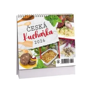 Kalendář Česká kuchařka mini 2026 - stolní kalendář