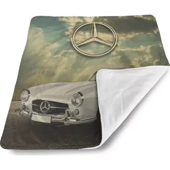 deka Sablio Dětská deka pro miminko Mercedes-Benz 300 SL Na silnici - 80x100 cm