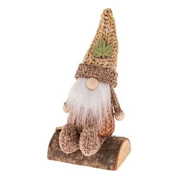 Textilní sedící skříkek na dřevěném trámu, 12/144