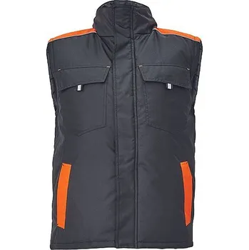 pracovní vesta MAX VIVO vesta č/oranžová