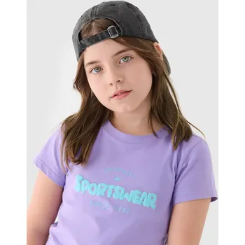 Dívčí tričko Dívčí tričko s potiskem 4F Velikost: 128