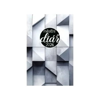 Diář Diář měsíční malý 2026 - potisk