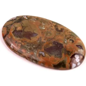 Přírodní kámen Kabošon Ryolit č.6858 (45x26x5mm)