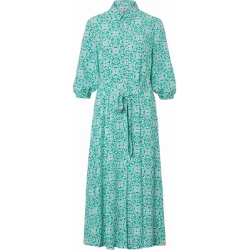 Dámské šaty 680119 - Tchibo - Halenkové šaty s celoplošným potiskem - pro ženy - vel. 38 - barva: bílá/s potiskem