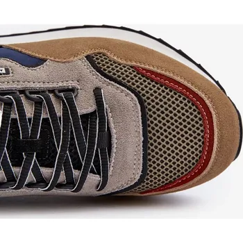 Sada pánského spodního prádla Pánské tenisky Big Star Memory Foam System Béžová-Modrá Velikost: 43