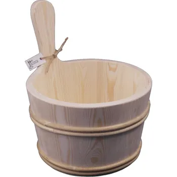 Rauman Kiulu ja Tynnyritehdas Vědro do sauny 4l, borovice / ratan
