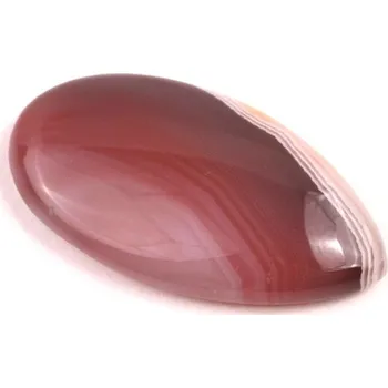 Přírodní kámen Kabošon Achát Botswana č.6827 (35x19x6mm)