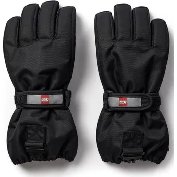 Rukavice Dětské lyžařské rukavice LEGO&reg; kidswear LWATLIN 700 146/152 Černá, Červená