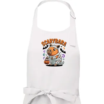 Kuchyňská zástěra SCARYBARA - Dámská zástěra na vaření - Univerzální velikost ( Bílá )