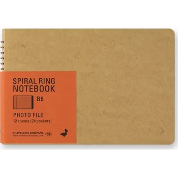 Spirálový blok Foto kapsy, B6