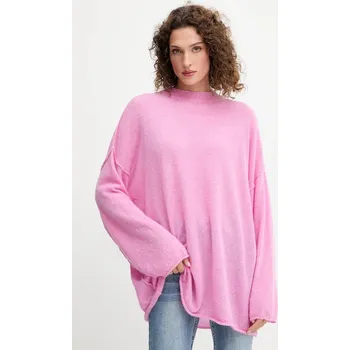 Dámský svetr Vlněný svetr Pinko dámský, fialová barva, 105749 A2UN 105749.A2UN 03A, vel. XS