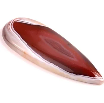 Přírodní kámen Kabošon Achát Botswana č.6813 (65x22x7mm)