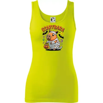 Dámské tričko SCARYBARA - Dámské tílko - S ( Limetková )