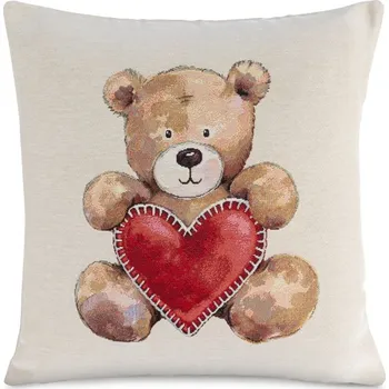 Povlečení Vánoční gobelínové povlečení na polštář NOEL6028 45x45 cm