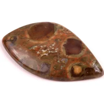 Přírodní kámen Kabošon Ryolit č.6862 (41x24x6mm)