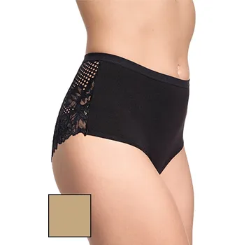 Kalhotky Gabidar Béžové Vysoké Klasické Dámské Kalhotky, 2XL i510_52259548497