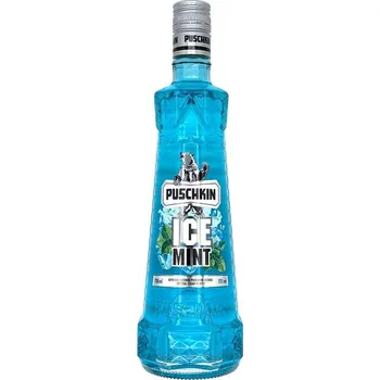 Likér Puschkin Ice Mint 15% 0,7 l (holá láhev)