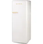 Retro lednice - monoklimatická bez mrazáku - bílá - DOMO DO91709R, Objem chladničky: 225 l *, Třída: D