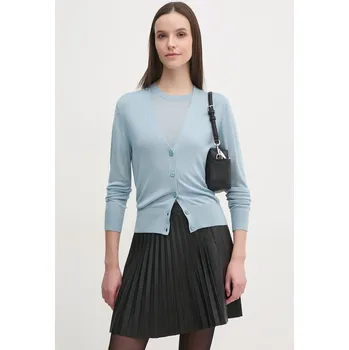 Dámské oblečení Svetr s příměsí vlny Calvin Klein K20K207935 modrá 55X, vel. M