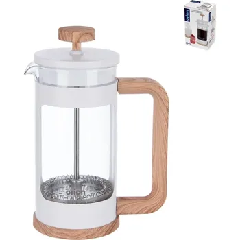 Konvice na čaj ORION Konvice french press 400ml sklo/PH/nerez s filtrem WHITELINE
