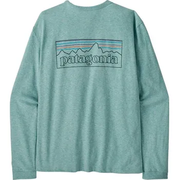 Dámské tričko Tričko Patagonia W's L/S P-6 Logo Responsibili-Tee p-6 outline: vrtll blue M 2025 - Odesíláme do 24 hodin